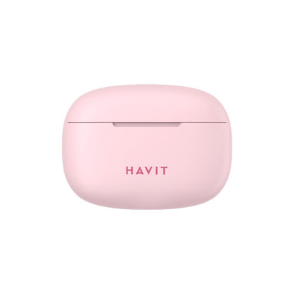 Handsfree Bluetooth HAVIT TW967 Pro, TWS, Vaaleanpunainen