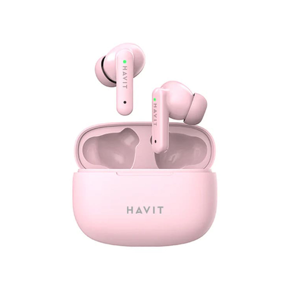 Handsfree Bluetooth HAVIT TW967 Pro, TWS, Vaaleanpunainen