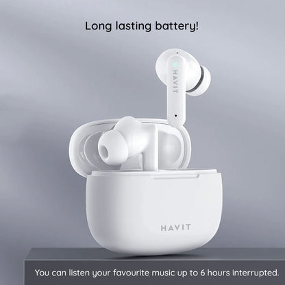 Handsfree Bluetooth HAVIT TW967 Pro, TWS, Vaaleanpunainen