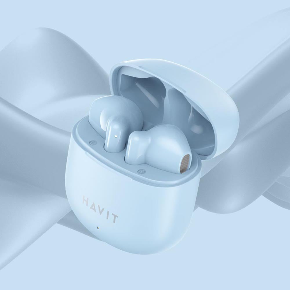 Handsfree Bluetooth HAVIT TW976, TWS, Sininen