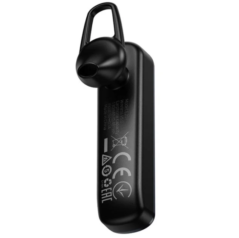 Handsfree Bluetooth HOCO E201, Musta