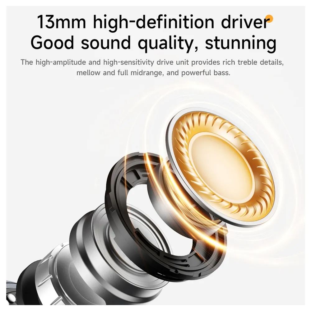 Handsfree Bluetooth HOCO EA8, TWS, Musta