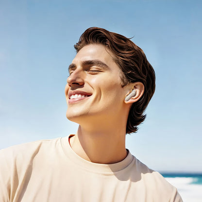 Handsfree Bluetooth HOCO EQ21, TWS, ANC, Valkoinen