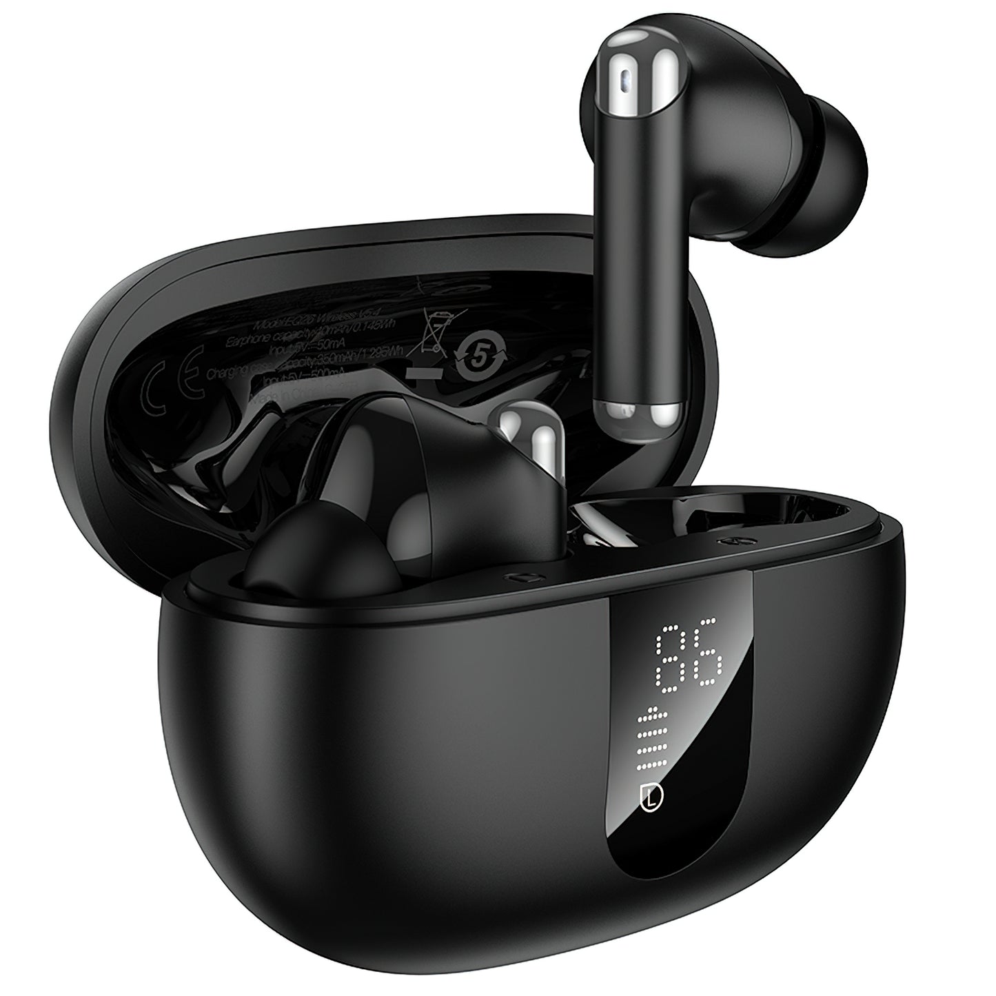 Handsfree Bluetooth HOCO EQ26, TWS, ANC, Musta