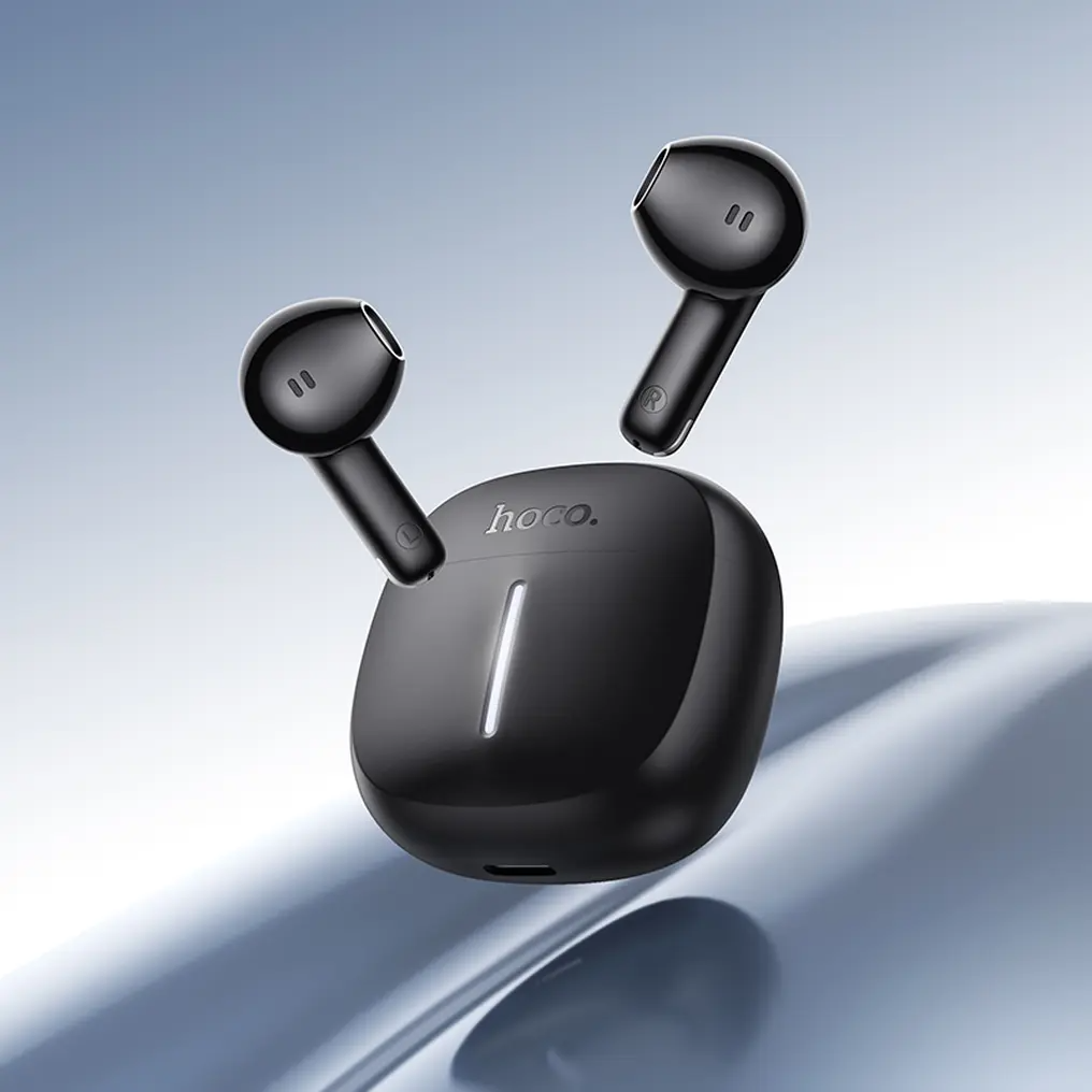 Handsfree Bluetooth HOCO EQ33, TWS, Musta