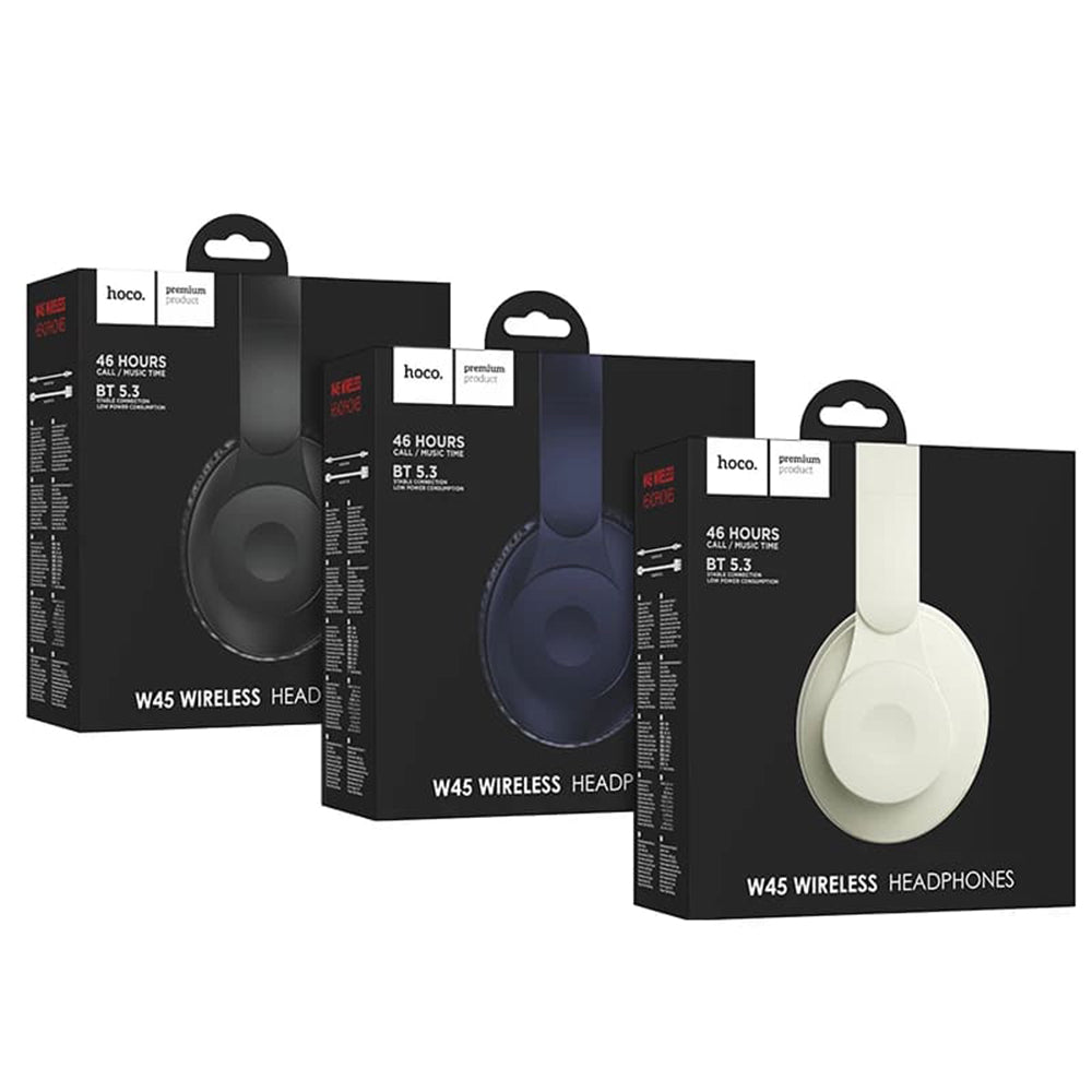 Handsfree Bluetooth HOCO W45, A2DP, Musta