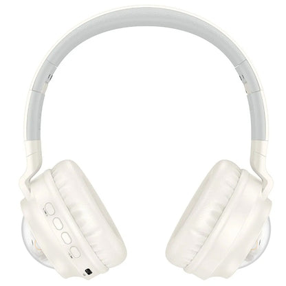 Handsfree Bluetooth HOCO W50 Kids Cute Cat, A2DP, Valkoinen