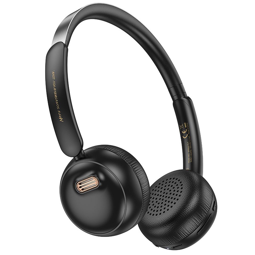 Handsfree Bluetooth HOCO W62, Musta