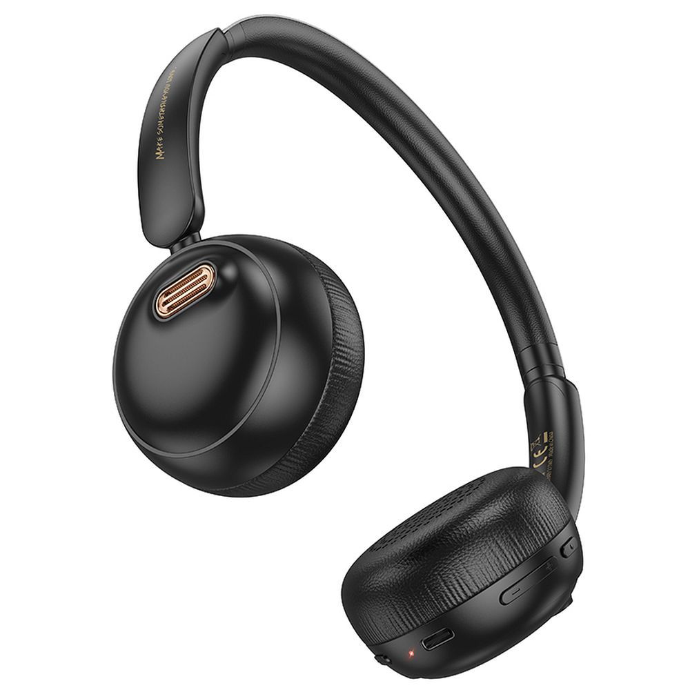 Handsfree Bluetooth HOCO W62, Musta