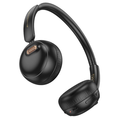 Handsfree Bluetooth HOCO W62, Musta