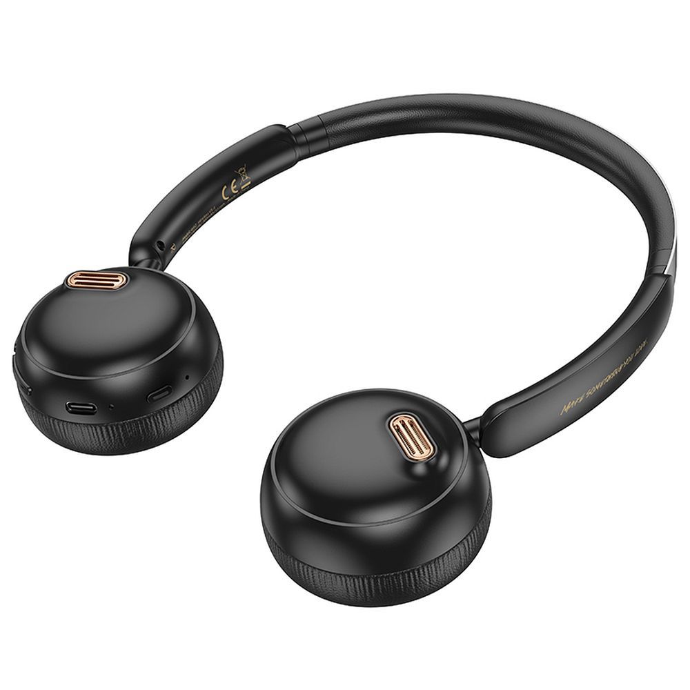 Handsfree Bluetooth HOCO W62, Musta