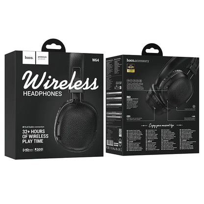Handsfree Bluetooth HOCO W64, A2DP, Musta
