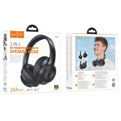 Handsfree Bluetooth HOCO W71, A2DP, Musta