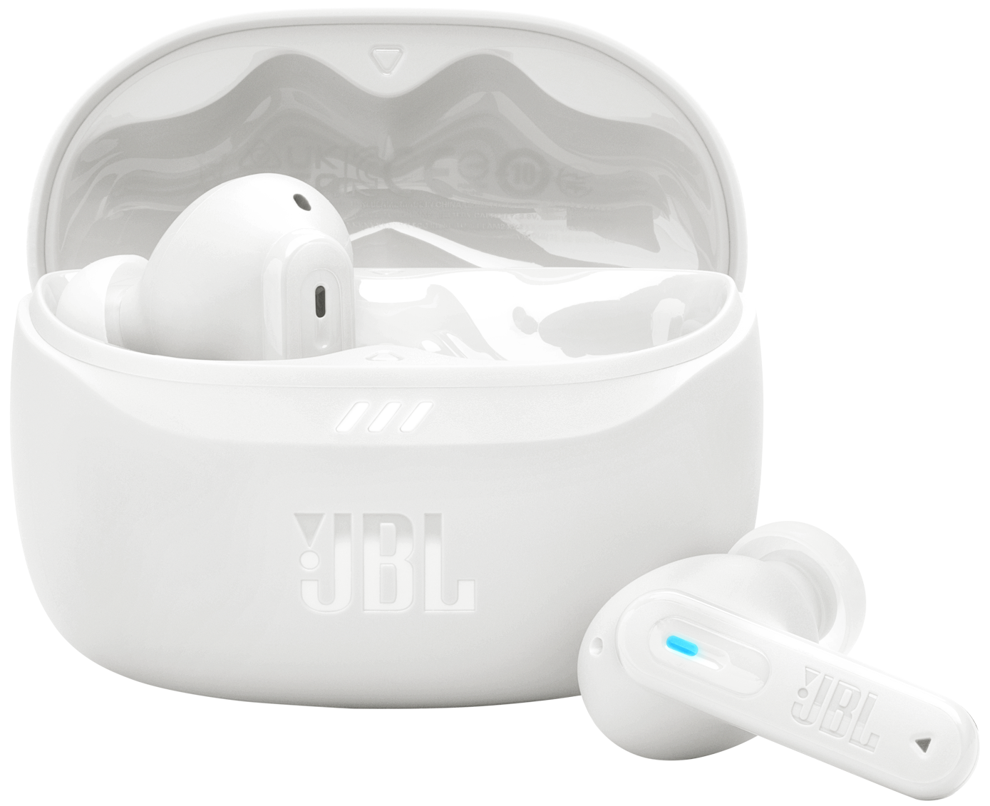 Handsfree Bluetooth JBL Tune Beam 2, TWS, ANC, MultiPoint, Valkoinen JBLTBEAM2WHT