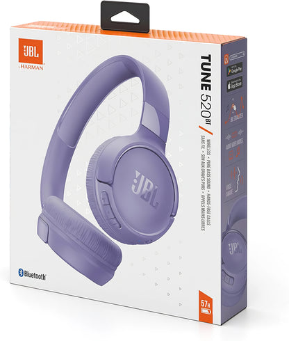 Bluetooth handsfree JBL Tune 520BT, MultiPoint, A2DP, violetti JBLT520BTPUR JBLT520BTPUR