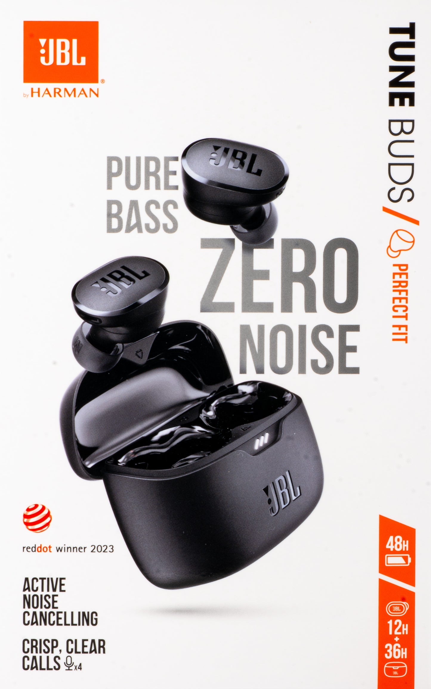 Handsfree Bluetooth JBL Tune Buds, TWS, ANC, Multipoint, Musta JBLTBUDSBLK