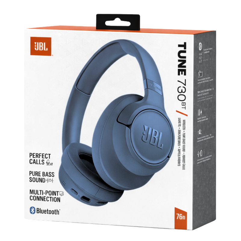 Handsfree Bluetooth JBL Tune 730BT, MultiPoint, A2DP, Sininen JBLT730BTBLU