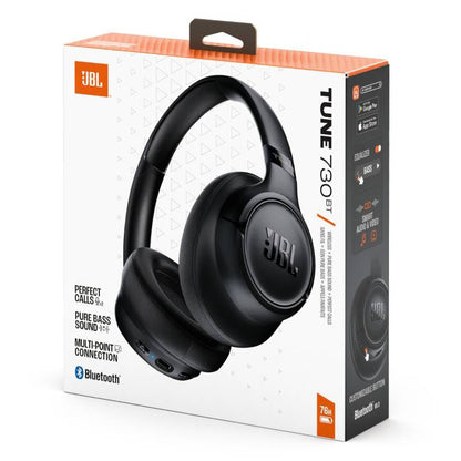 Handsfree Bluetooth JBL Tune 730BT, MultiPoint, A2DP, Musta JBLT730BTBLK
