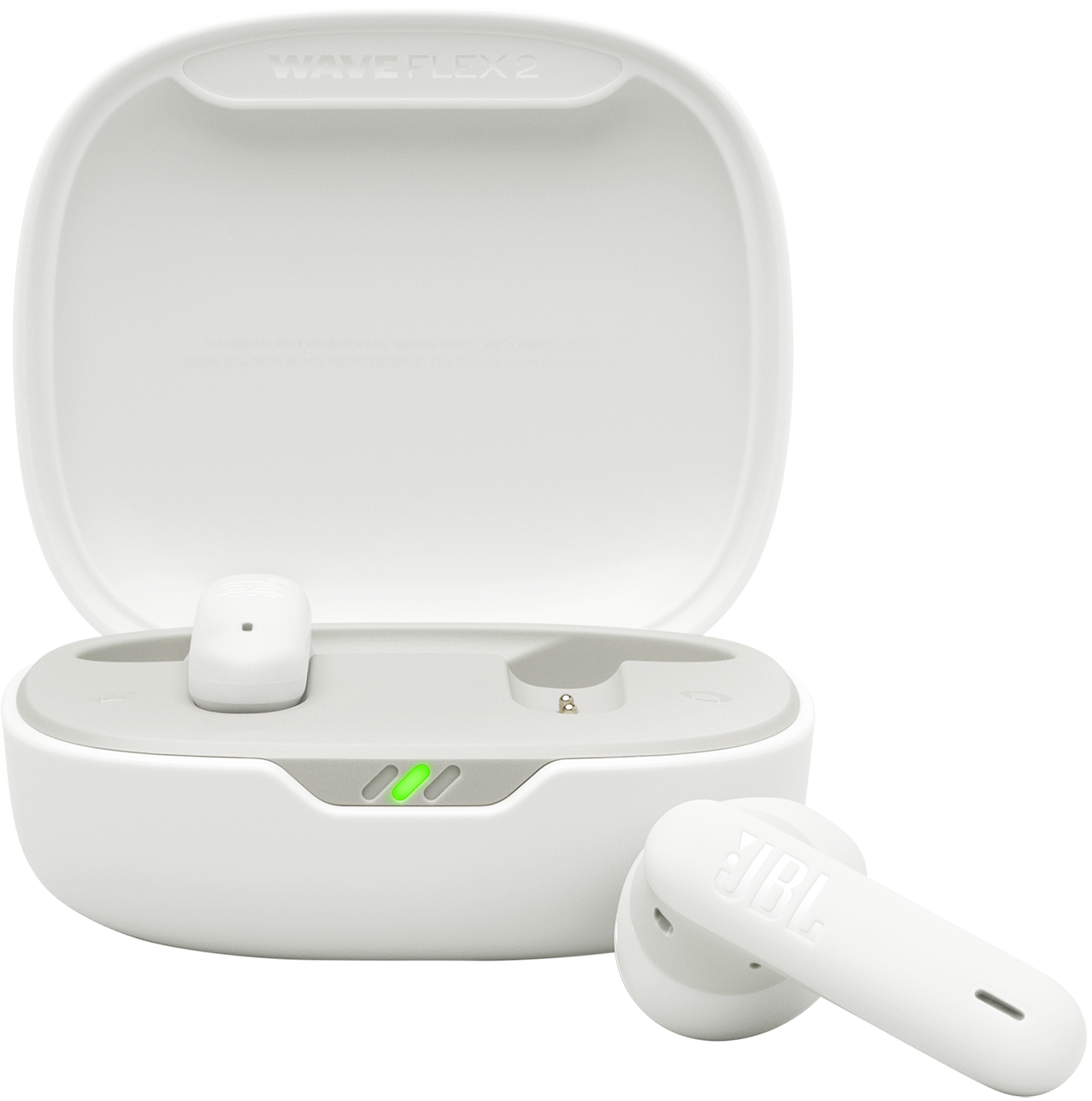 Handsfree Bluetooth JBL Wave Flex 2, TWS, ANC, MultiPoint, Valkoinen JBLWFLEX2WHT