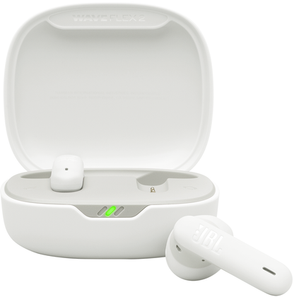 Handsfree Bluetooth JBL Wave Flex 2, TWS, ANC, MultiPoint, Valkoinen JBLWFLEX2WHT