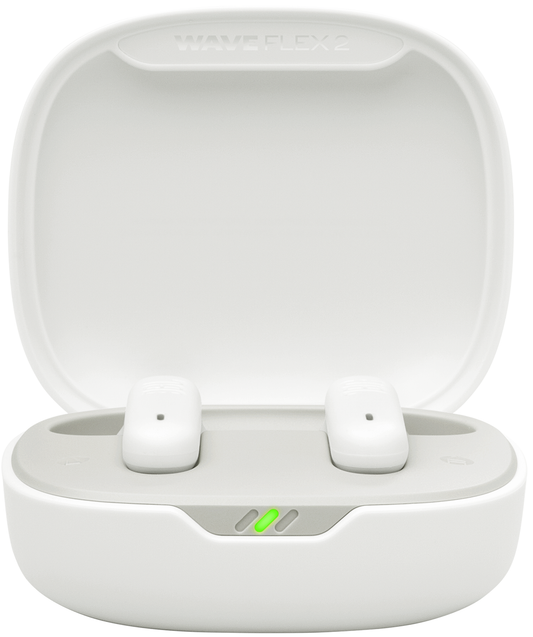 Handsfree Bluetooth JBL Wave Flex 2, TWS, ANC, MultiPoint, Valkoinen JBLWFLEX2WHT