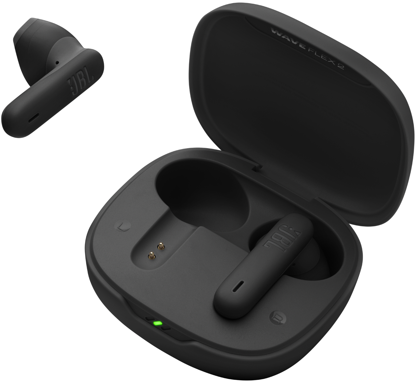 Handsfree Bluetooth JBL Wave Flex 2, TWS, ANC, MultiPoint, Musta JBLWFLEX2BLK