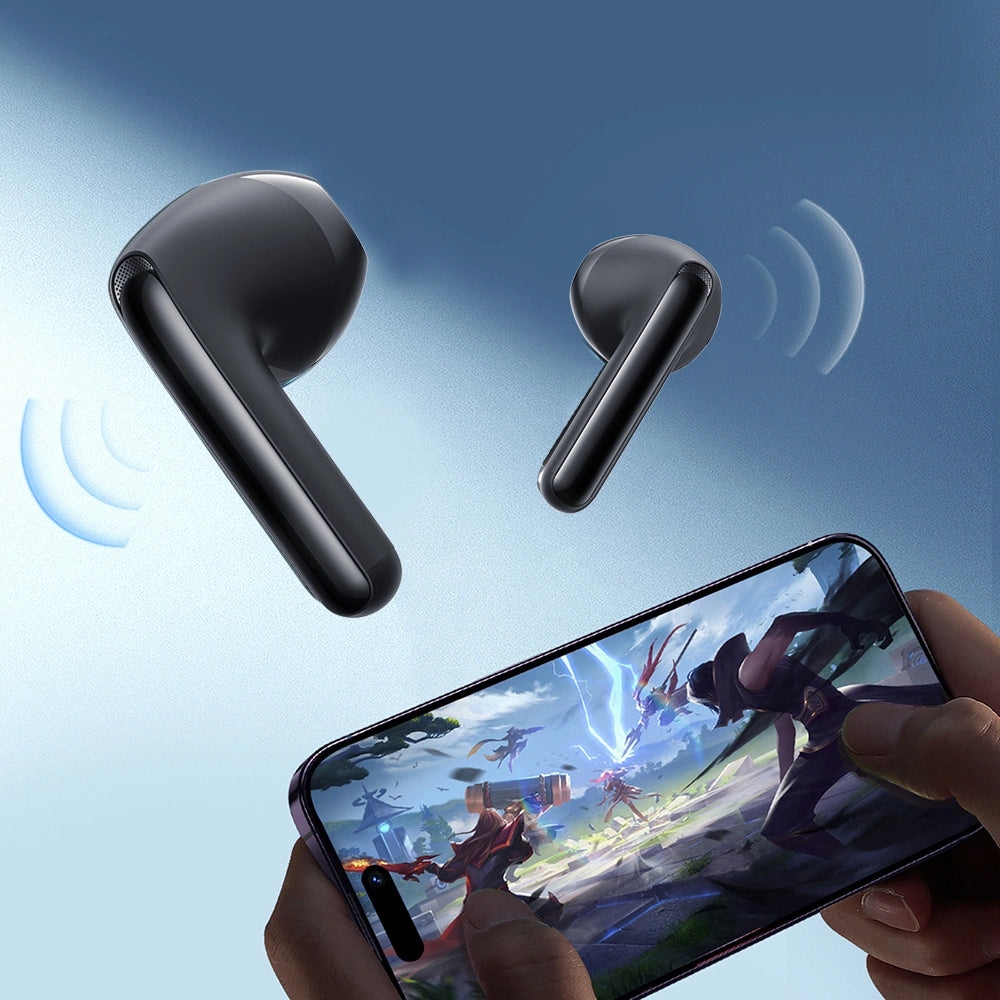 Handsfree Bluetooth Joyroom Funpods JR-FB1, TWS, ANC, Musta