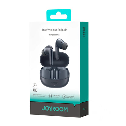 Handsfree Bluetooth Joyroom Funpods JR-FN2, TWS, ANC, Musta