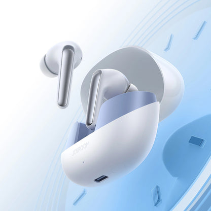 Handsfree Bluetooth Joyroom Funpods JR-FN2, TWS, ANC, Valkoinen