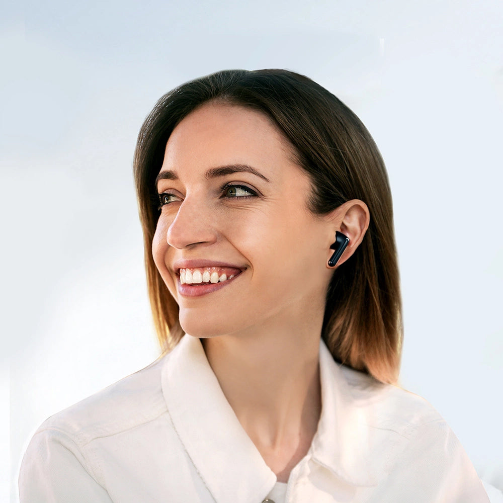 Handsfree Bluetooth Joyroom Funpods JR-FB1, TWS, ANC, Musta