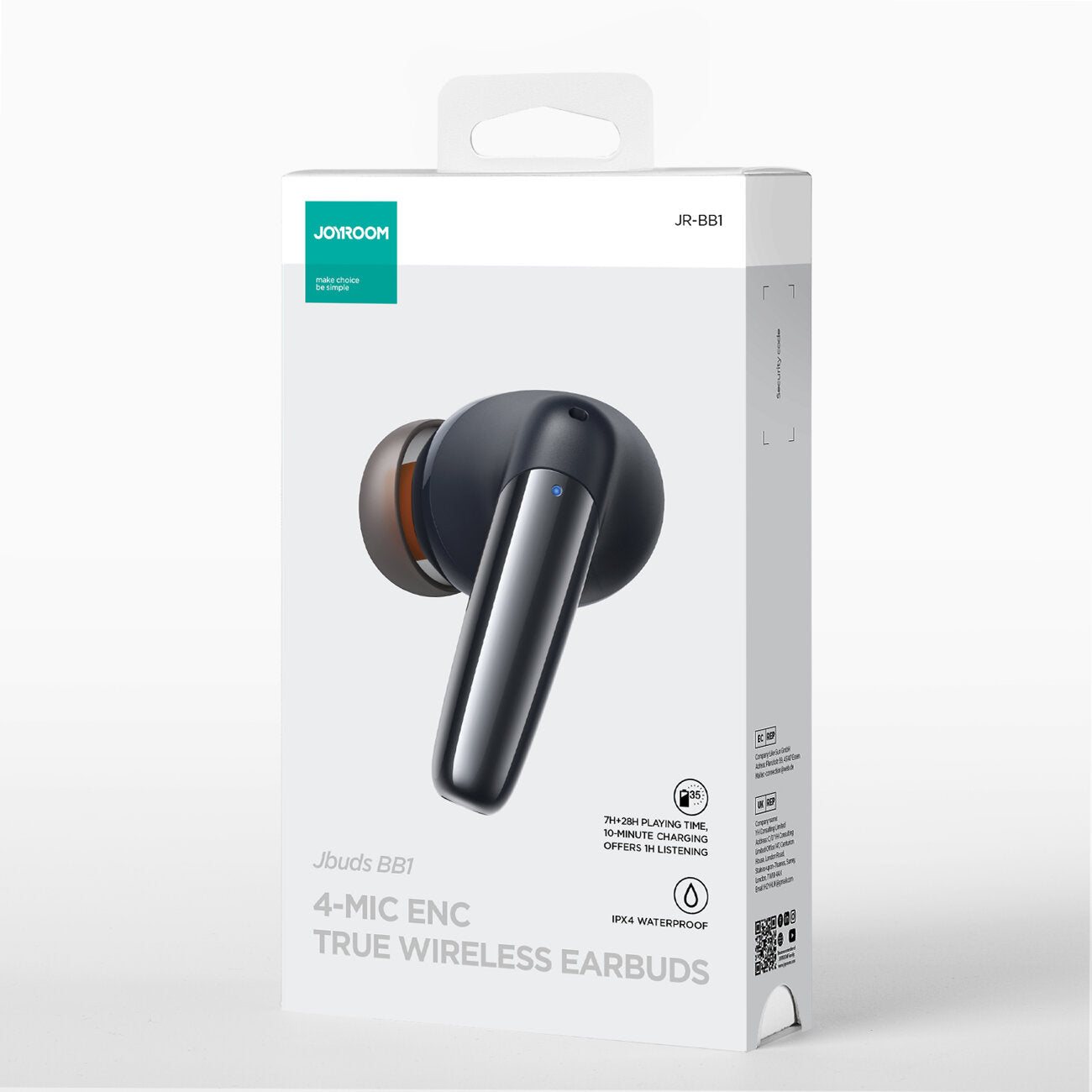 Handsfree Bluetooth Joyroom JR-BB1, TWS, Musta