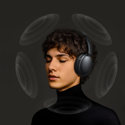 Handsfree Bluetooth Joyroom JR-JH1, A2DP, ANC, Musta