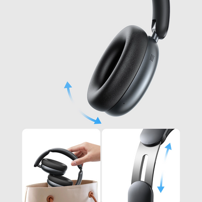 Handsfree Bluetooth Joyroom JR-JH1, A2DP, ANC, Musta