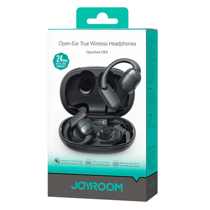 Handsfree Bluetooth Joyroom Open Ear JR-OE4, TWS, Musta