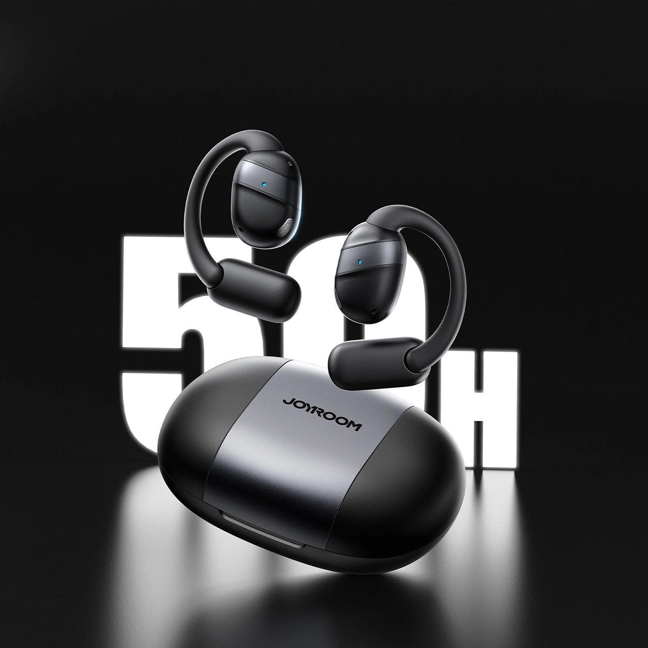 Handsfree Bluetooth Joyroom Open Ear JR-OE4, TWS, Musta
