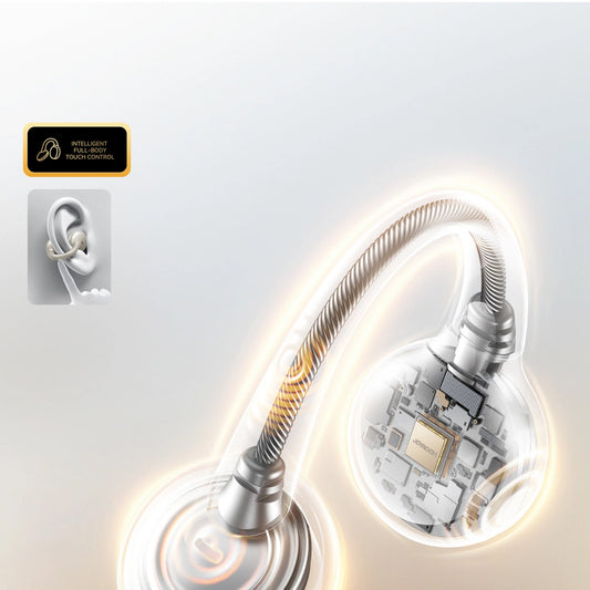 Handsfree Bluetooth Joyroom Openfree JR-OE3, TWS, Musta