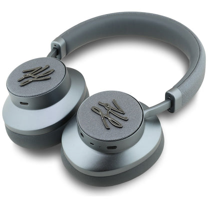 Handsfree Bluetooth Karl Lagerfeld Grained Initials, A2DP, ANC, Harmaa