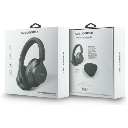 Handsfree Bluetooth Karl Lagerfeld Saffiano Elongated, A2DP, ANC, Harmaa
