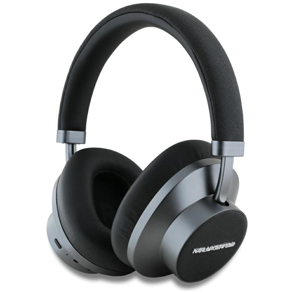 Handsfree Bluetooth Karl Lagerfeld Saffiano Elongated, A2DP, ANC, Musta