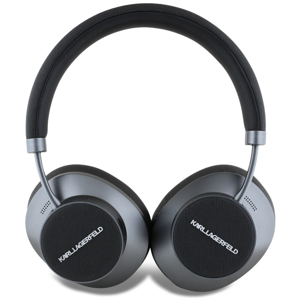 Handsfree Bluetooth Karl Lagerfeld Saffiano Elongated, A2DP, ANC, Musta