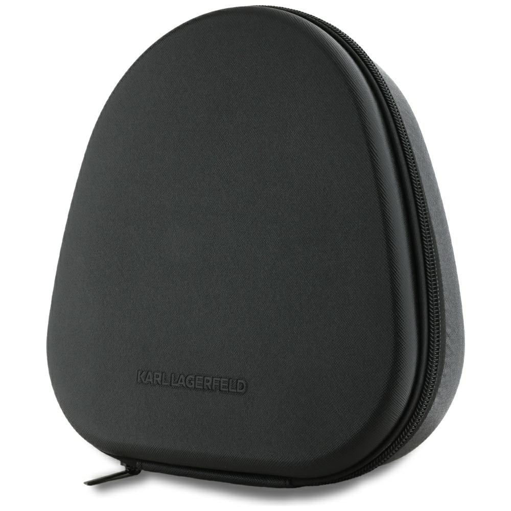 Handsfree Bluetooth Karl Lagerfeld Saffiano Elongated, A2DP, ANC, Musta