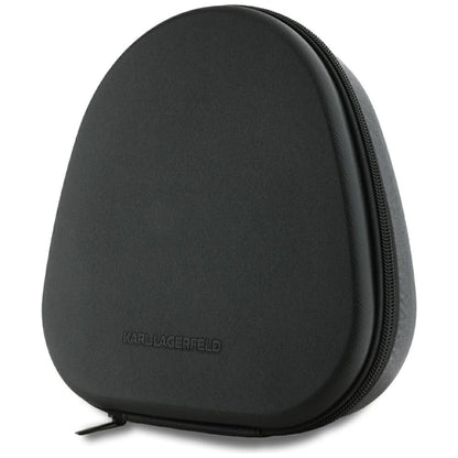 Handsfree Bluetooth Karl Lagerfeld Saffiano Elongated, A2DP, ANC, Musta