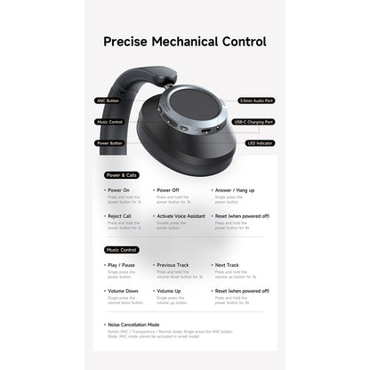 Handsfree Bluetooth McDodo HP-5820 T03, A2DP, ANC, Musta