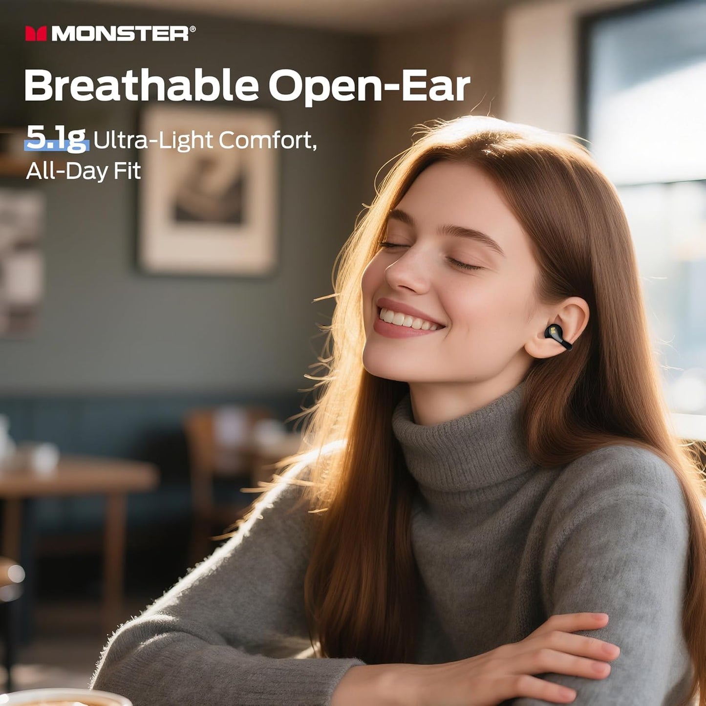 Handsfree Bluetooth Monster AC225, TWS, Musta