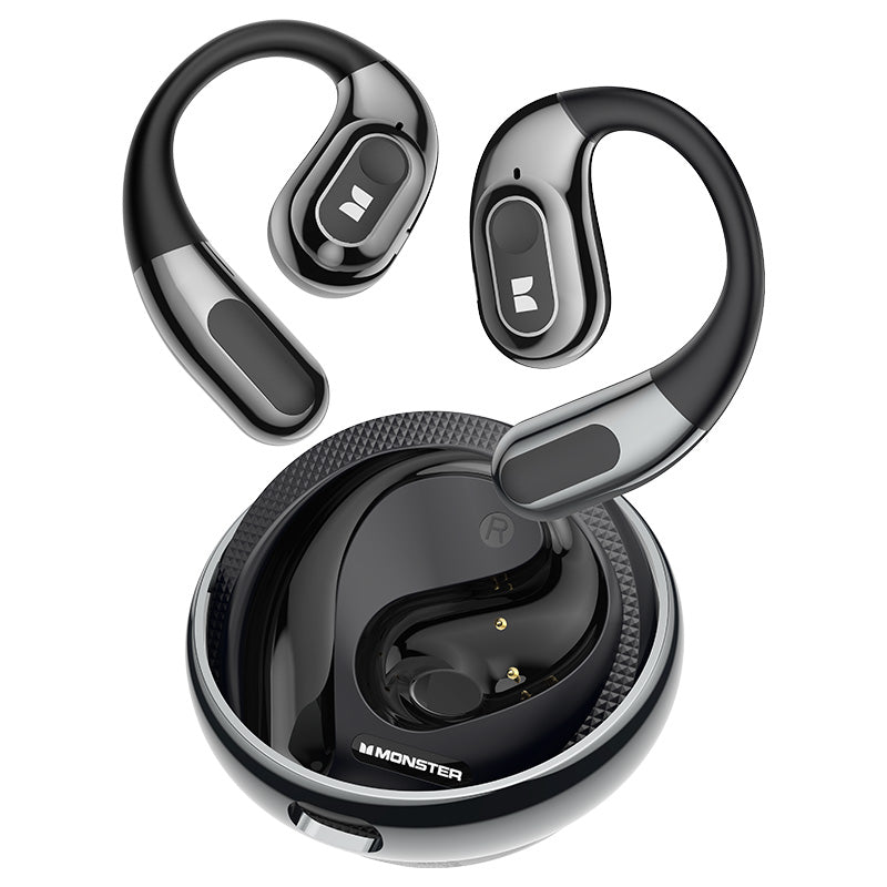 Handsfree Bluetooth Monster AC330 AI-käännös, TWS, Musta