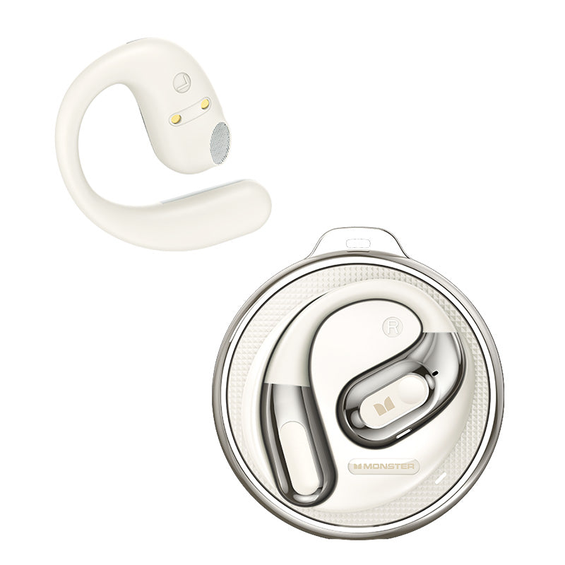 Handsfree Bluetooth Monster AC330 AI-käännös, TWS, Valkoinen