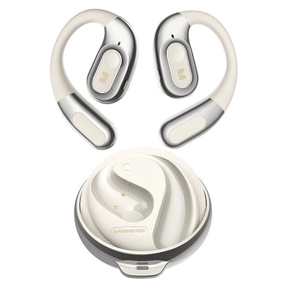 Handsfree Bluetooth Monster AC330 AI-käännös, TWS, Valkoinen
