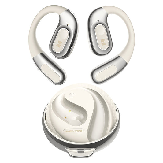 Handsfree Bluetooth Monster AC330 AI-käännös, TWS, Valkoinen