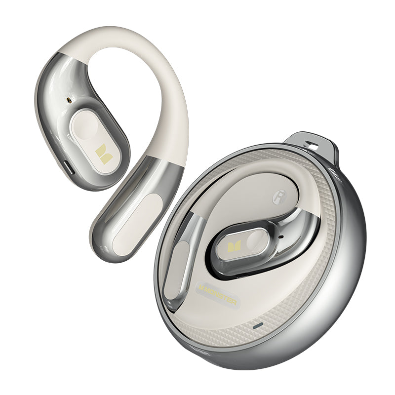 Handsfree Bluetooth Monster AC330 AI-käännös, TWS, Valkoinen