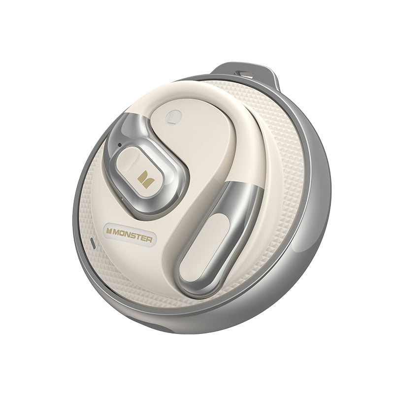 Handsfree Bluetooth Monster AC330 AI-käännös, TWS, Valkoinen
